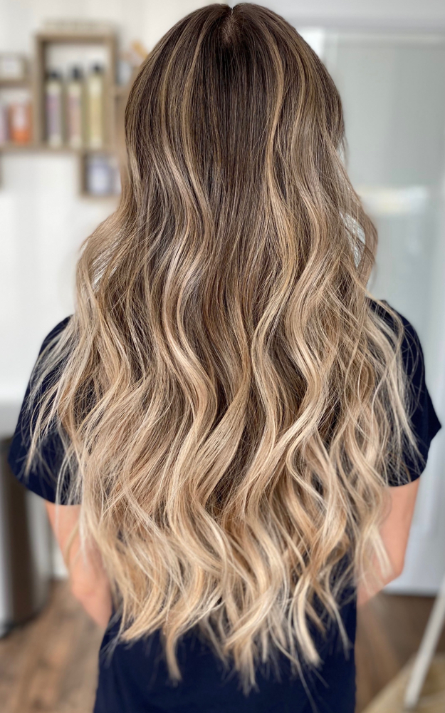 Balayage+Babylights with K18