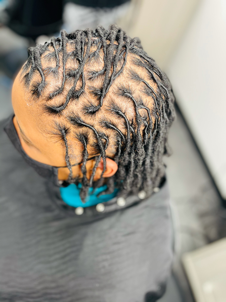 Loc Retwist Wash Included