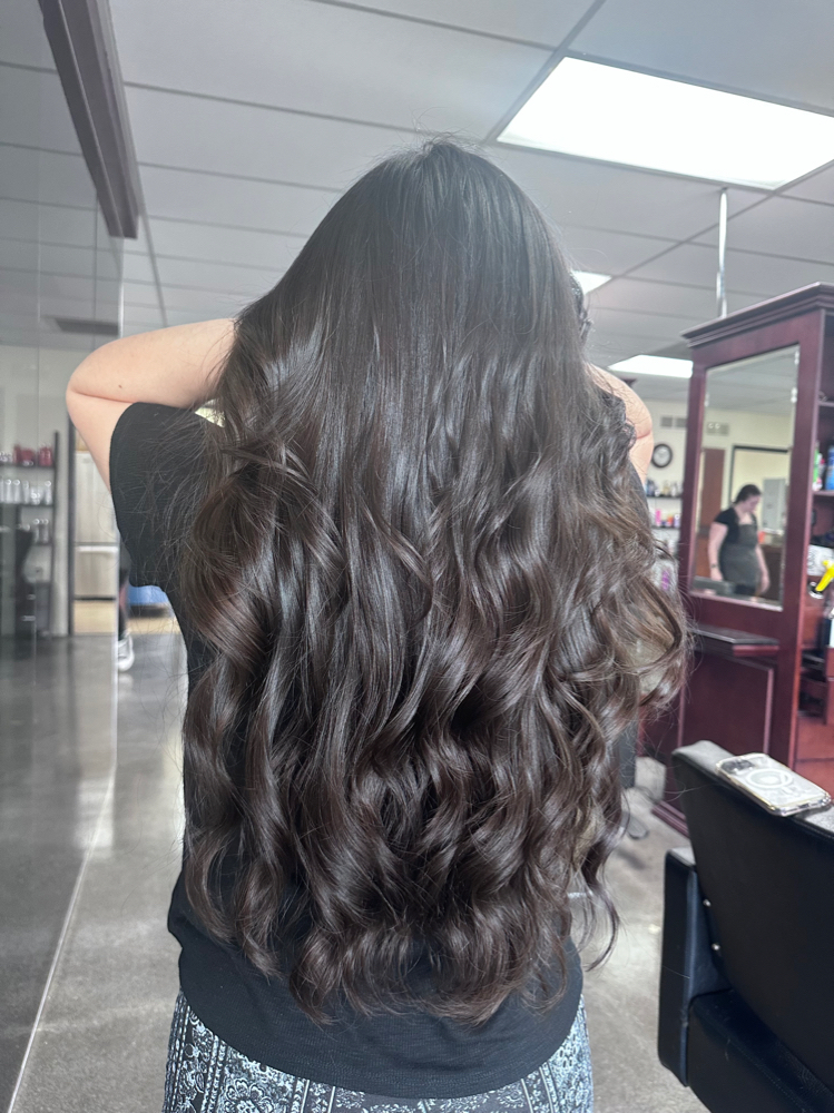 Extra Long Length Hair Cut at Bombshell Beauty Bar @Evince salon in Vancouver, WA