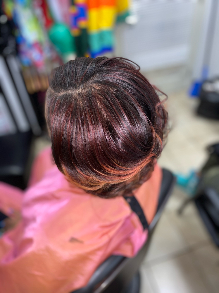 Natural Hair Silk Press
