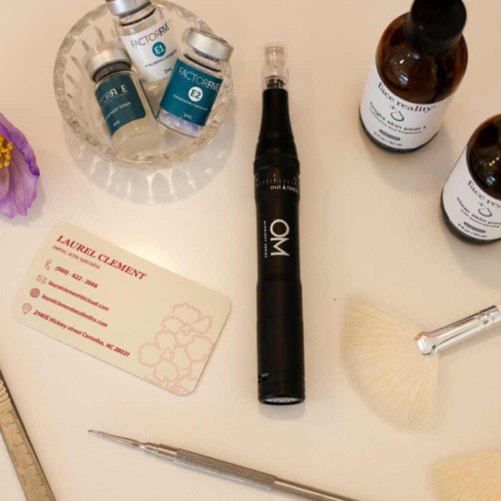 Microneedling at Laurel Clement Aesthetics in cornelius, NC