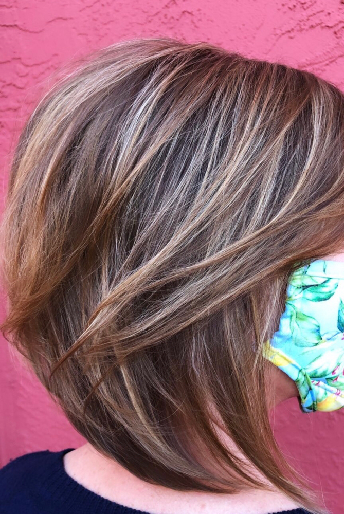 Partial Highlight and Haircut