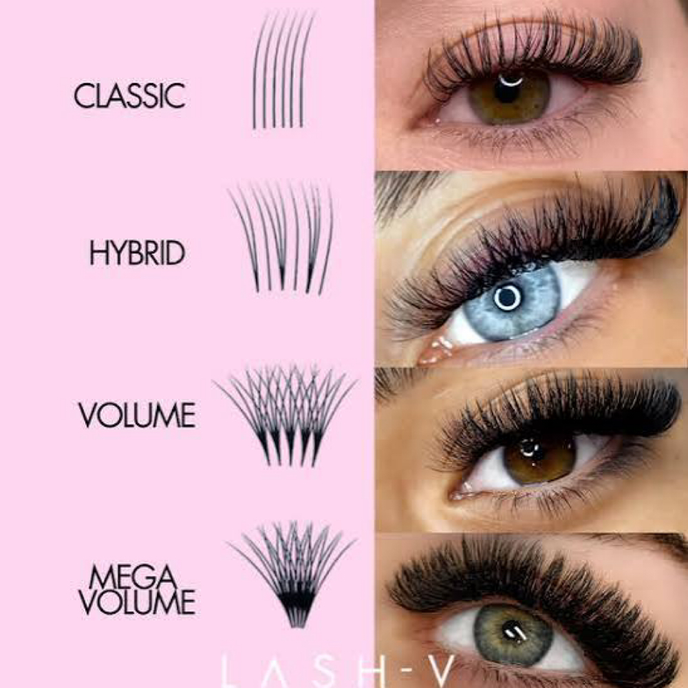 Hybrid Lash Set at WaxLand & BodySculpting in Los Angeles, CA