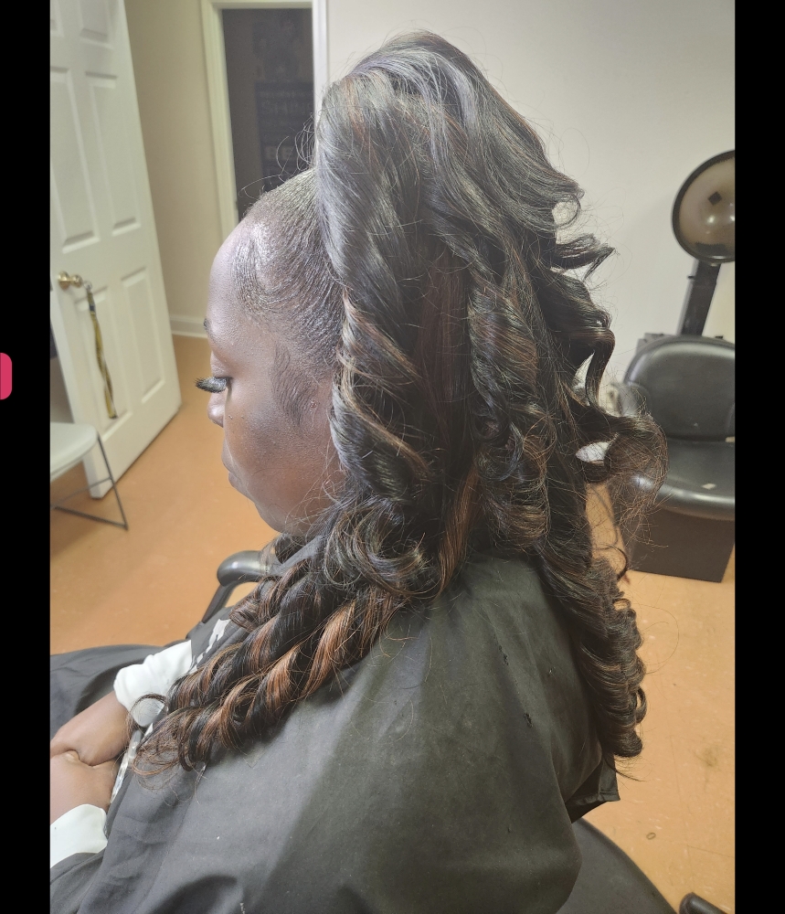 Half Up Half Down +Hair Included