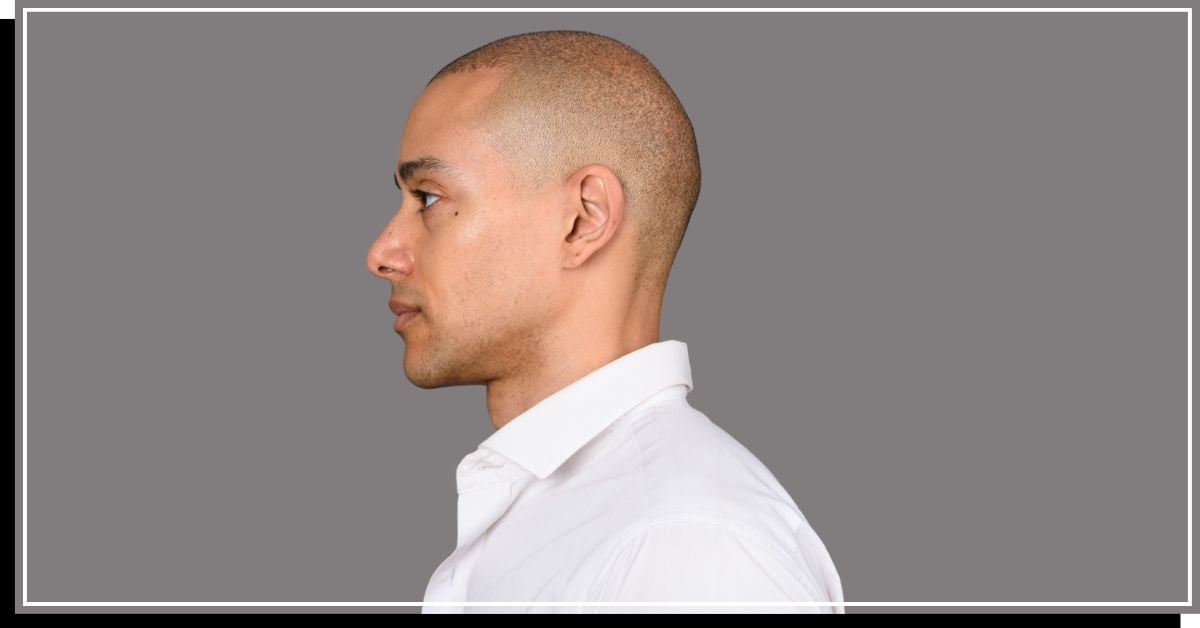 Mens Buzz cut with Barber
