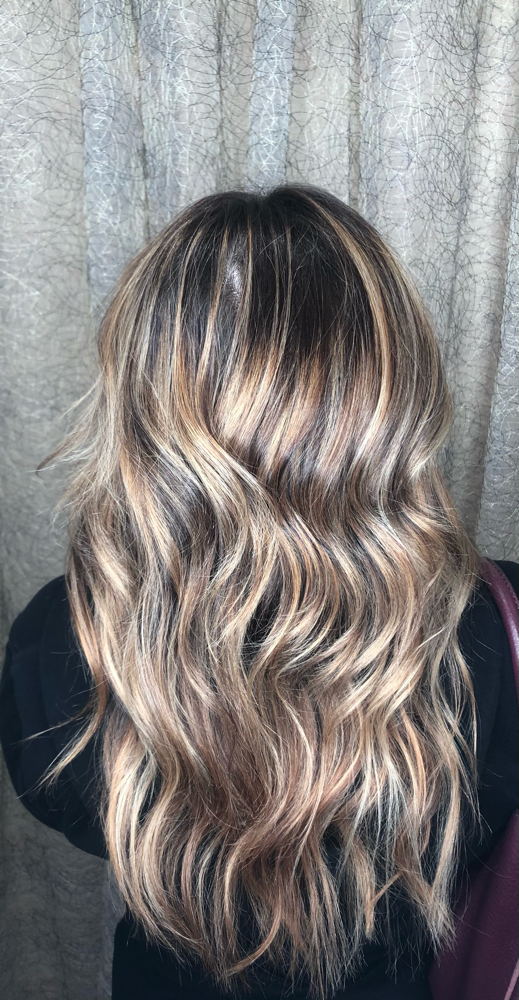 Roots&Framehighlight+toner&Blowout