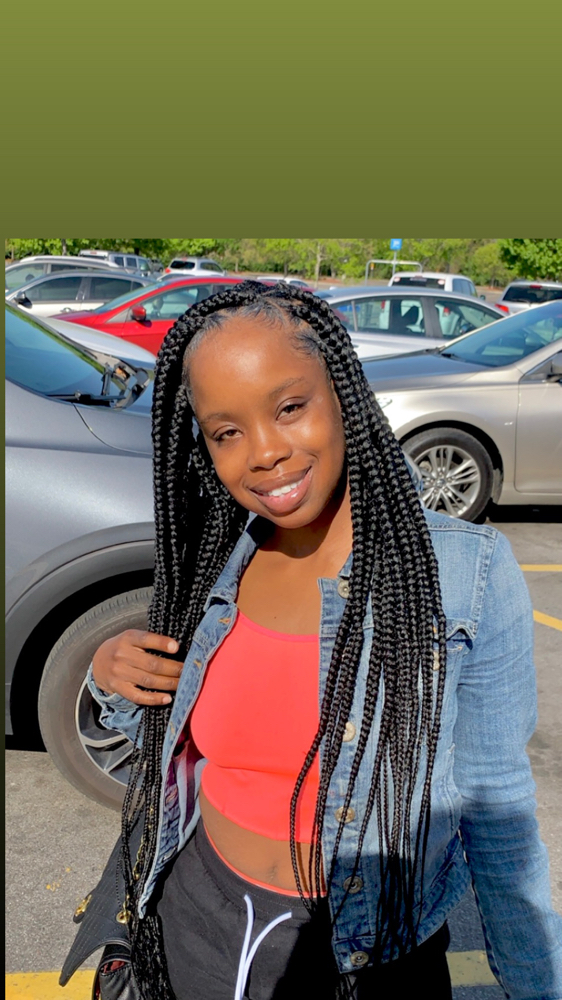 Large Knotless Braids/twists