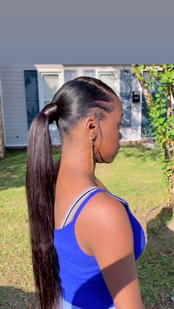Swoop Ponytail Quick Weave