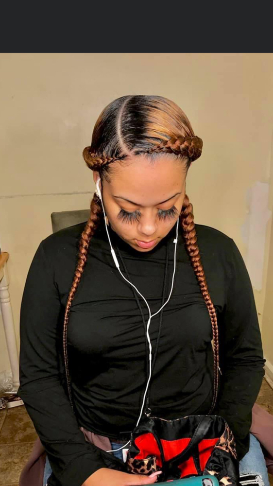 Two Feed In Braids