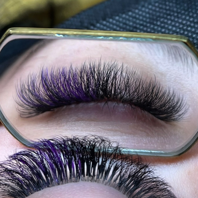 Colored Lashes