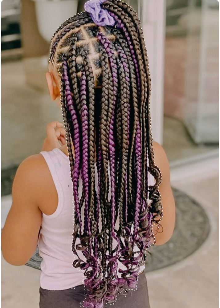 KIDS MEDIUM KNOTLESSBOX BRAIDS MIDB