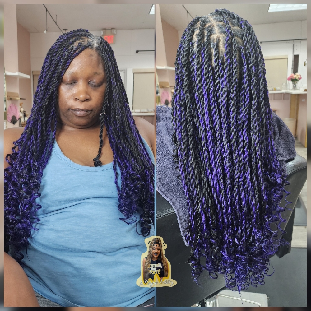 Senegalese Twists at Tanya Chamberlain in Stockton, CA