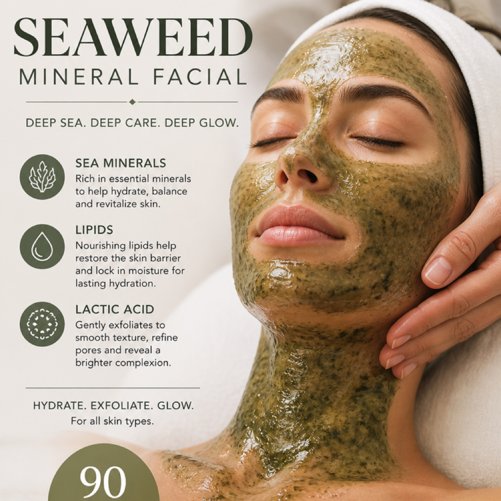Seaweed Facial at K.Maher Esthetics in Reading, MA