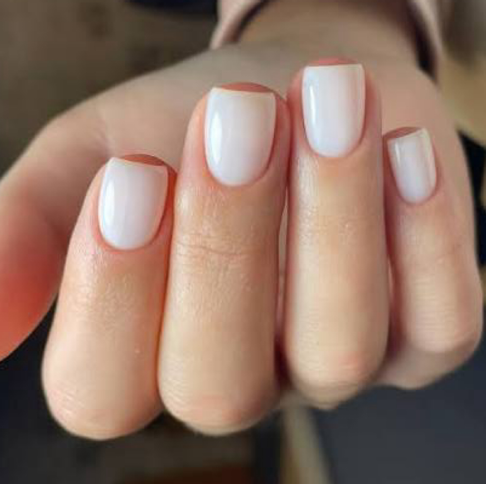 Gel polish change on hands at Renee & Co. Salon in Delray Beach, FL