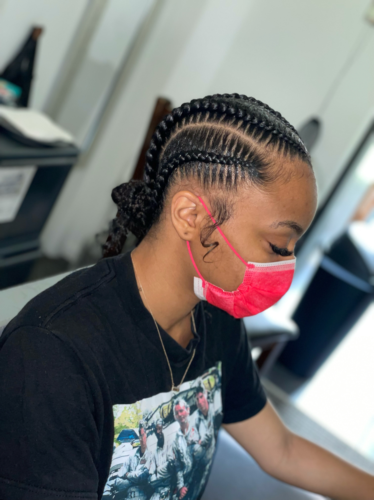Natural Stitch Braids (4-6)
