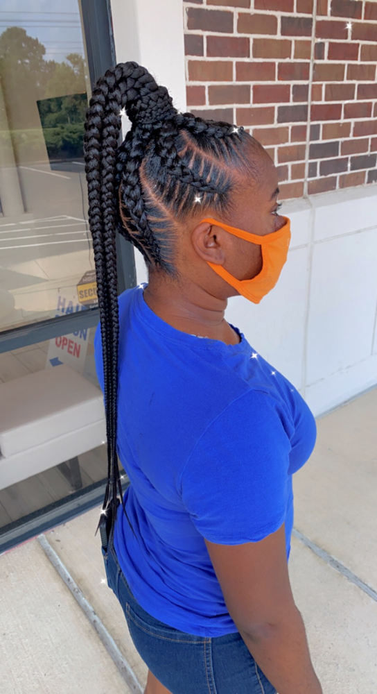 Feed In Jumbo Ponytail