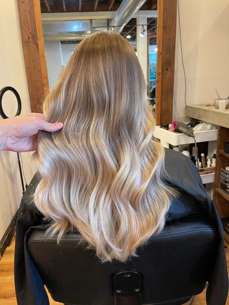 Balayage With Color Melt