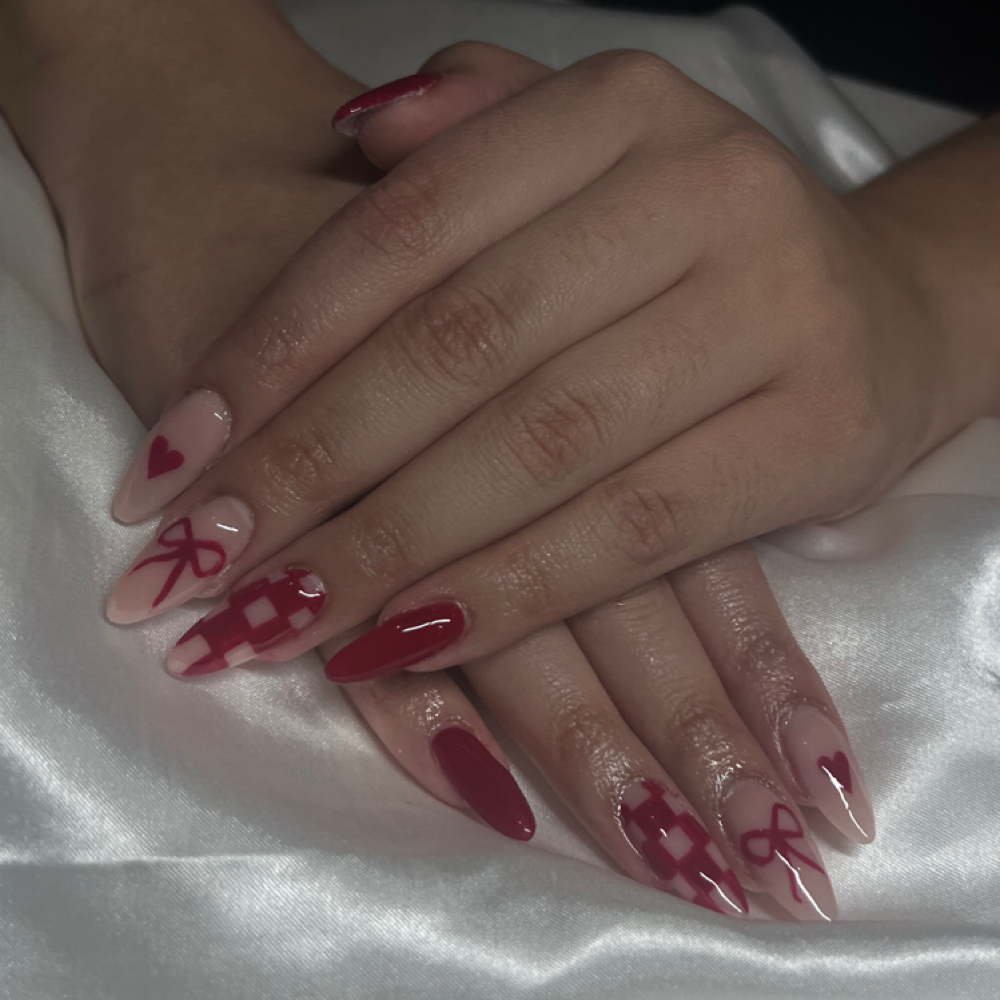 Almond Set at Nailsxjenn in Fort Stockton, TX