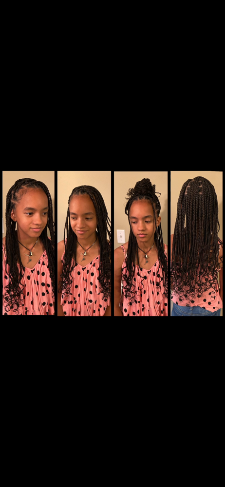 Large Knotless Braids
