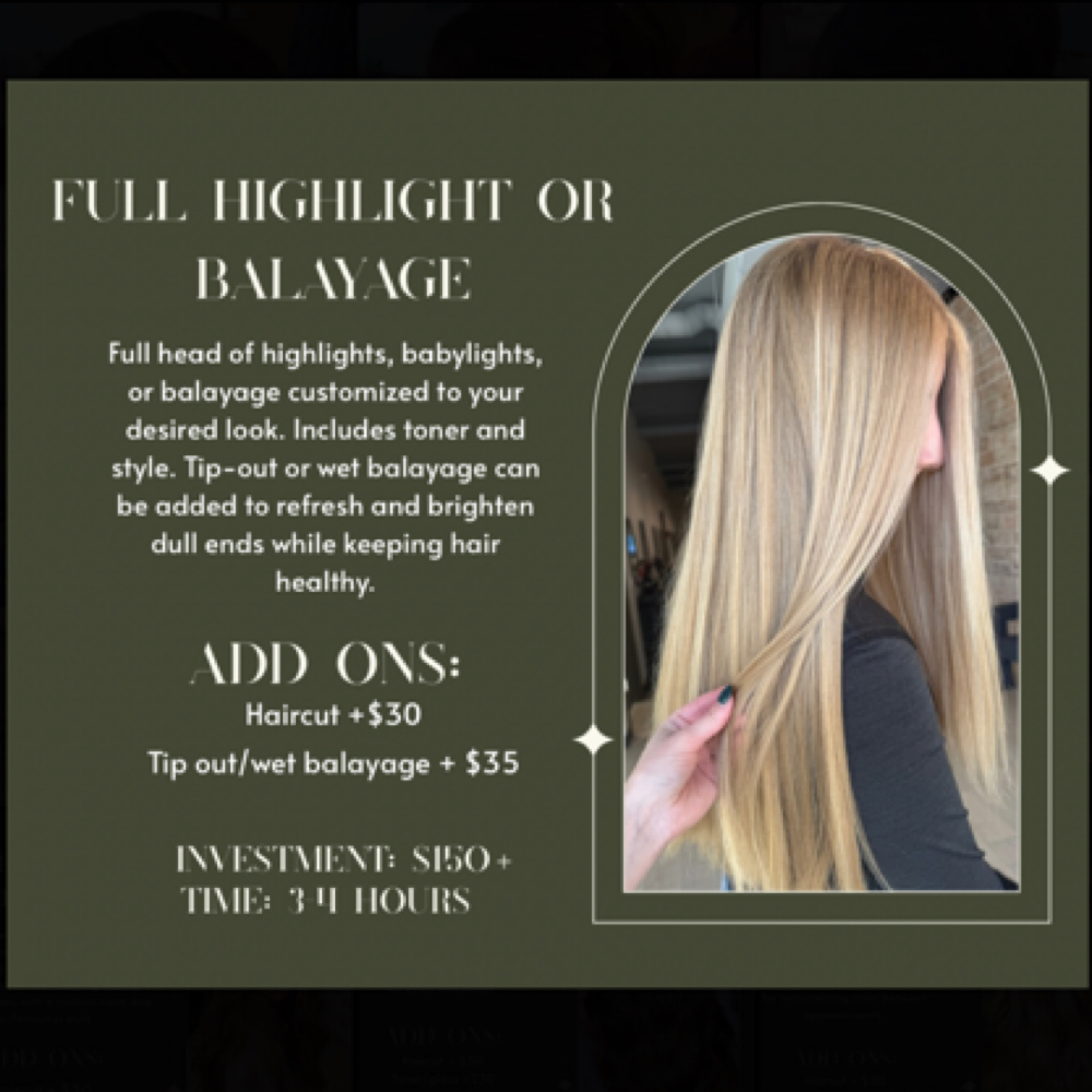 Full Foil Or Balayage at Beauty By Bailey in Cadott, WI