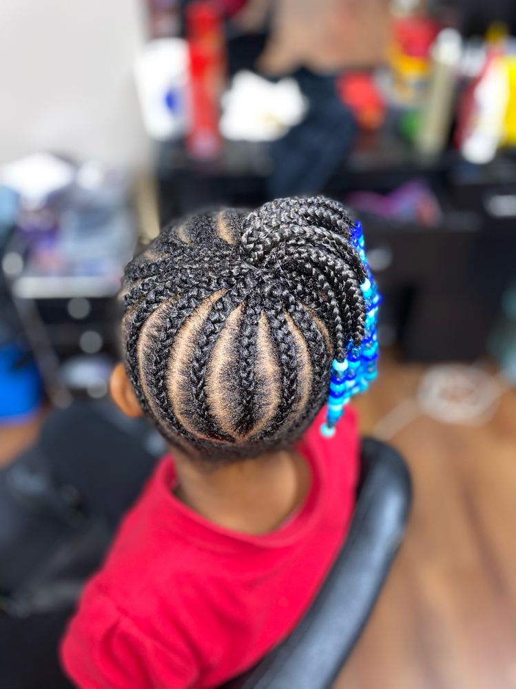 Children Style With Hair Added