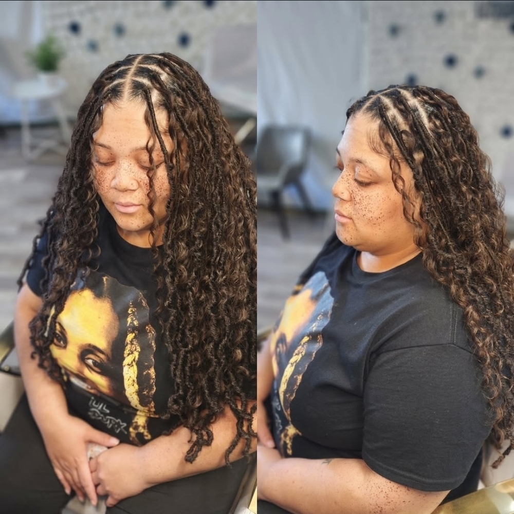 Boho Soft Locs at The Braid Lounge in Burlington, NC