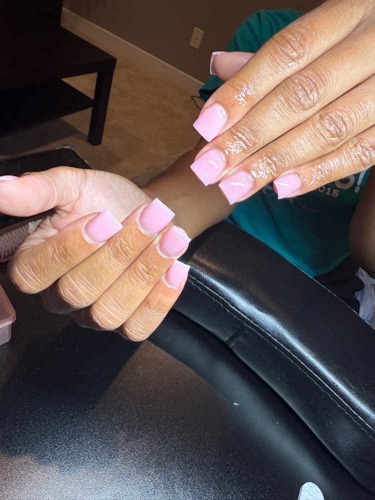 Color Acrylic at Luscious Nails by Leyska in McDonough, GA