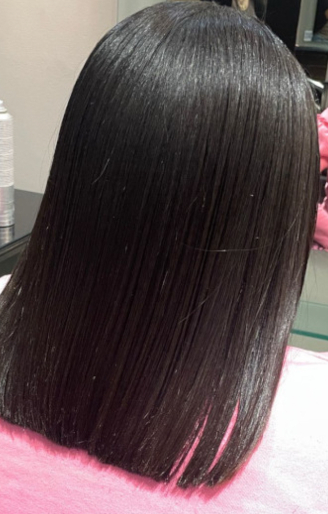 Relaxer (6-8 week Touch Up) at LBZ Hair Company in Pelham, AL