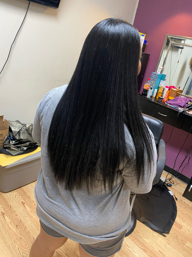 Relaxer retouch