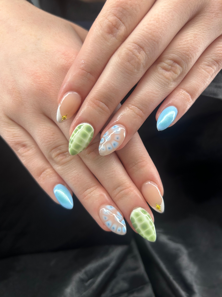 Custom Gel Set at Allie Rhi Nails in Terre Haute, IN
