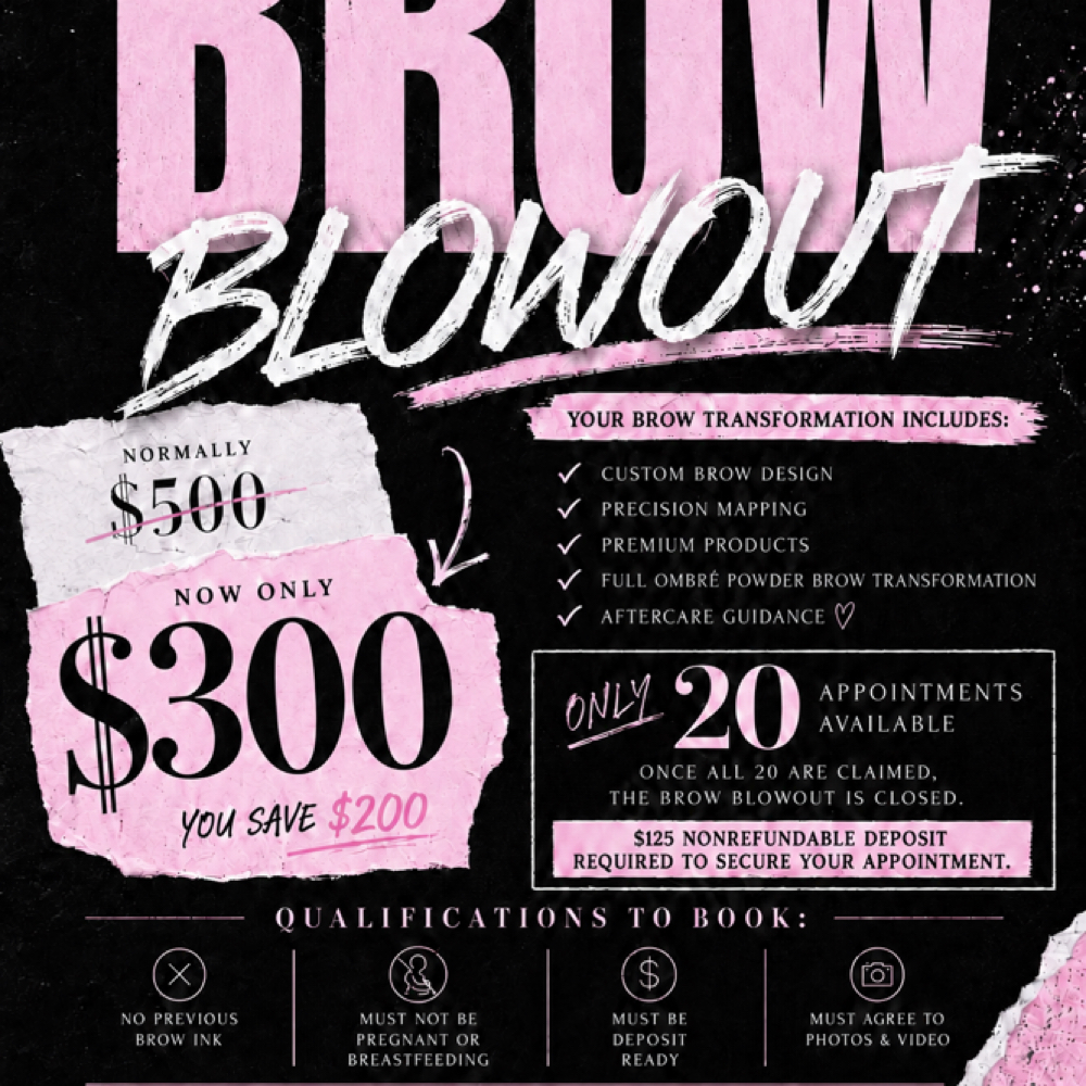 September’s Brow BlowOut at JB Aesthetics in Dearborn, MI