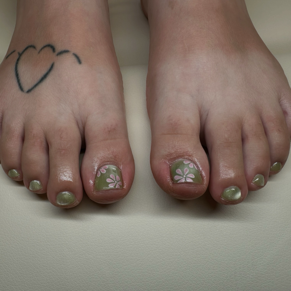 Wet Pedicure at The Nail Oasis in Antigo, WI