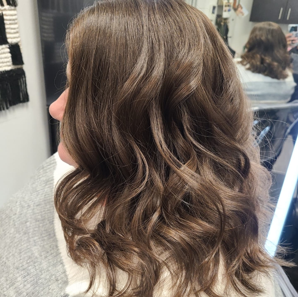 Single Process Color Medium Hair