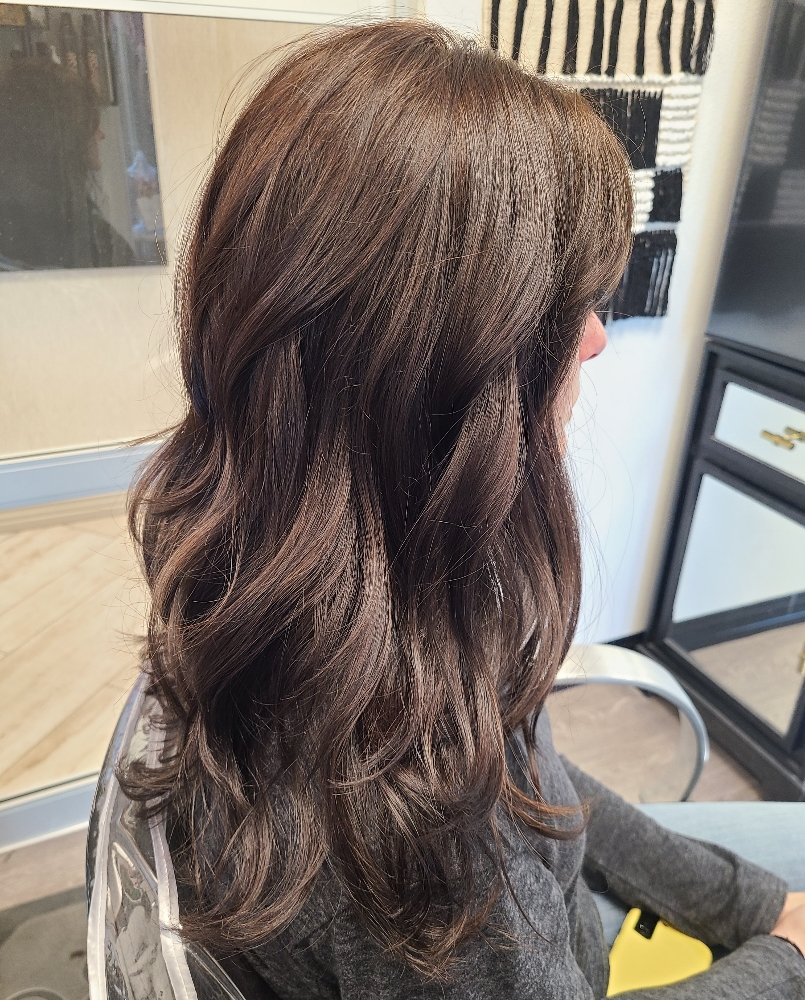 Single Process Color Long Hair