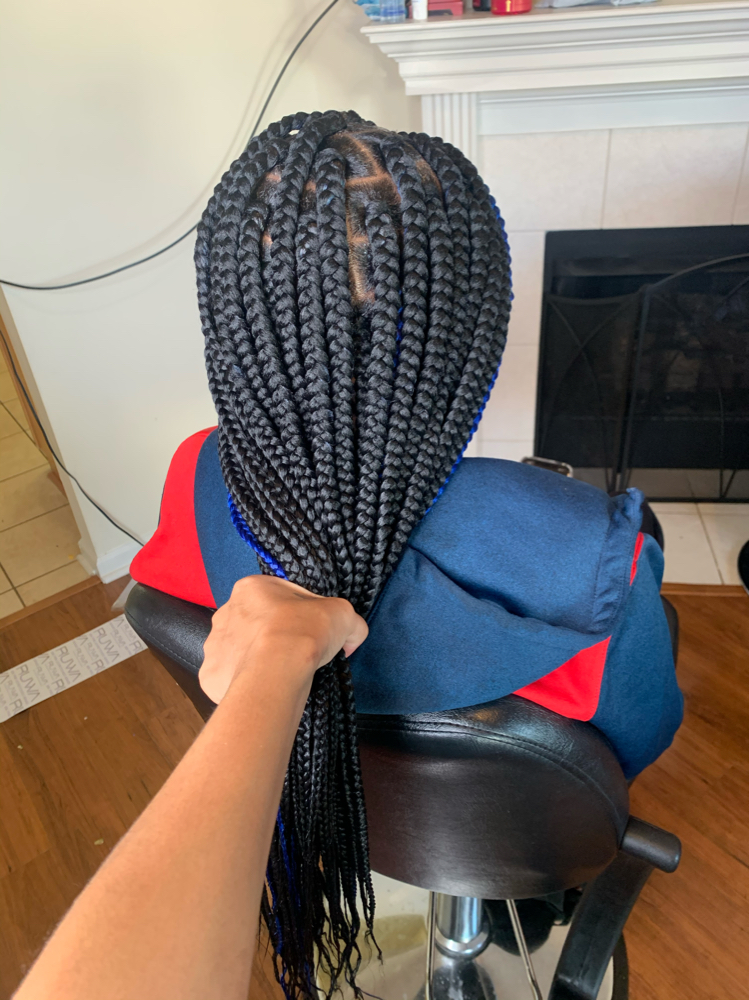 Medium Box Braids “Waist Length”