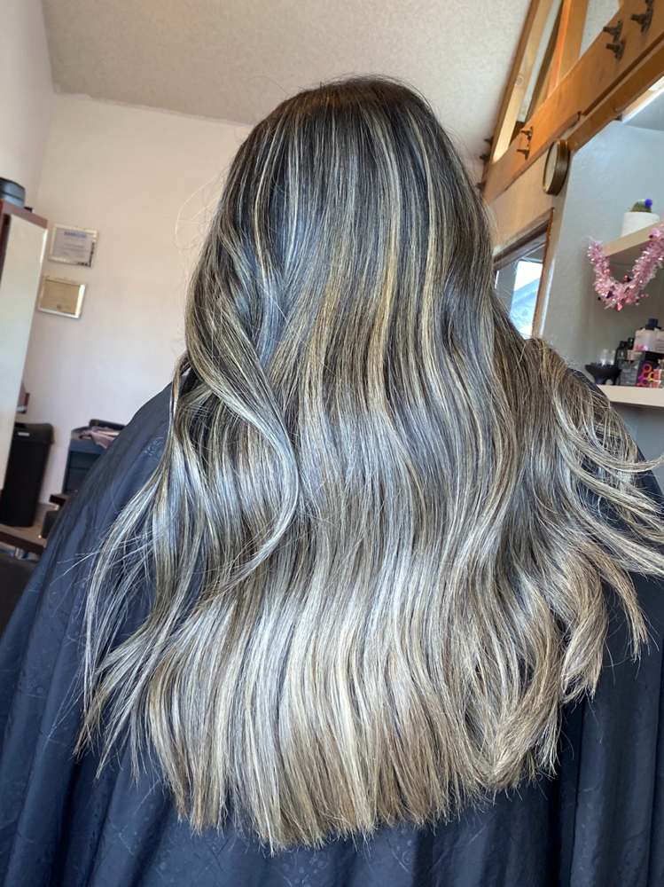Full Highlights at Hair Ink. Styles in Escondido, CA