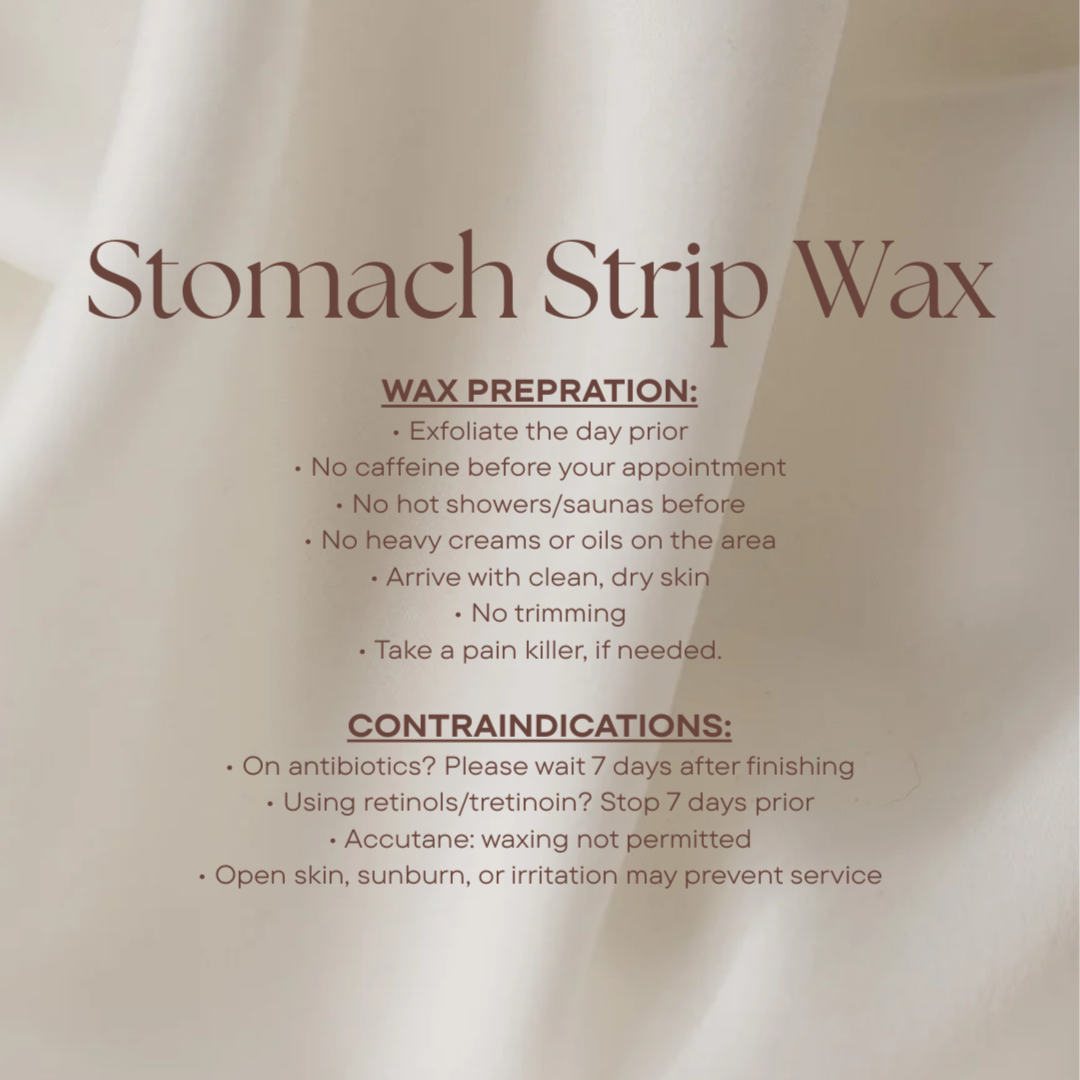 Stomach Strip Wax