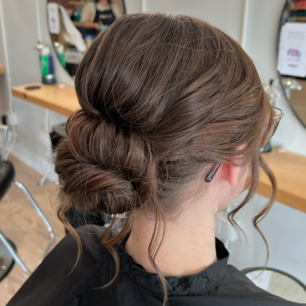 Bridal Trial at Tyler & Drew Hair Co. in Marshall, MI