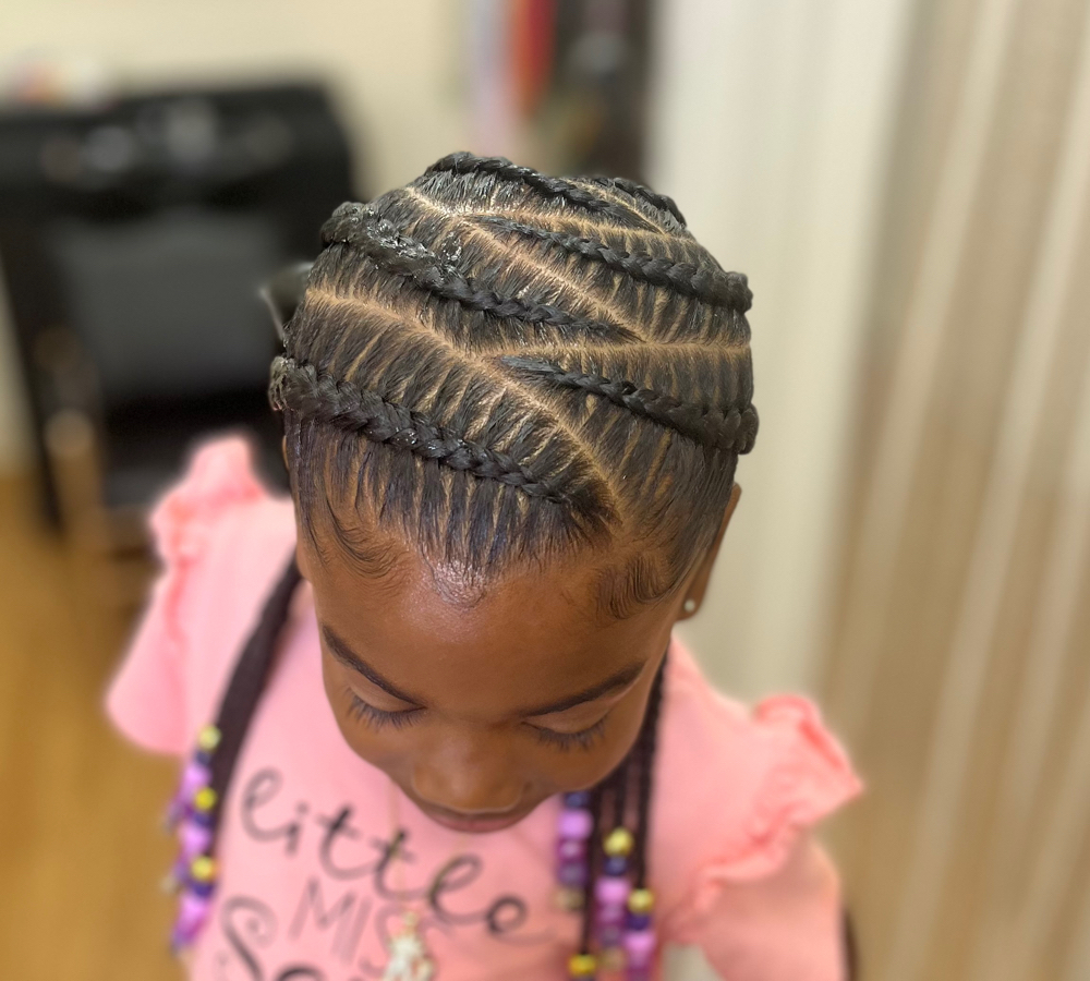 Childrens Cornrows Natural Hair