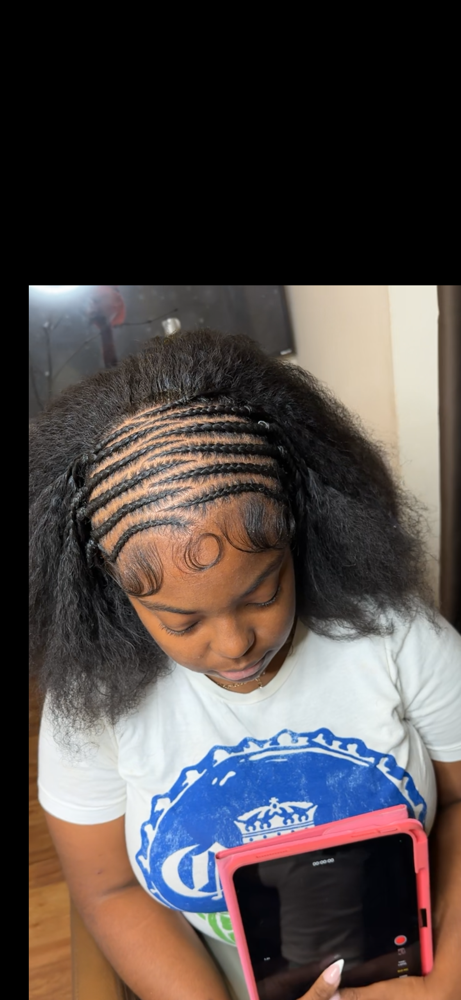 Front Braids Fulani QW ONLY at HAIRBYREYA in Monroeville, AL