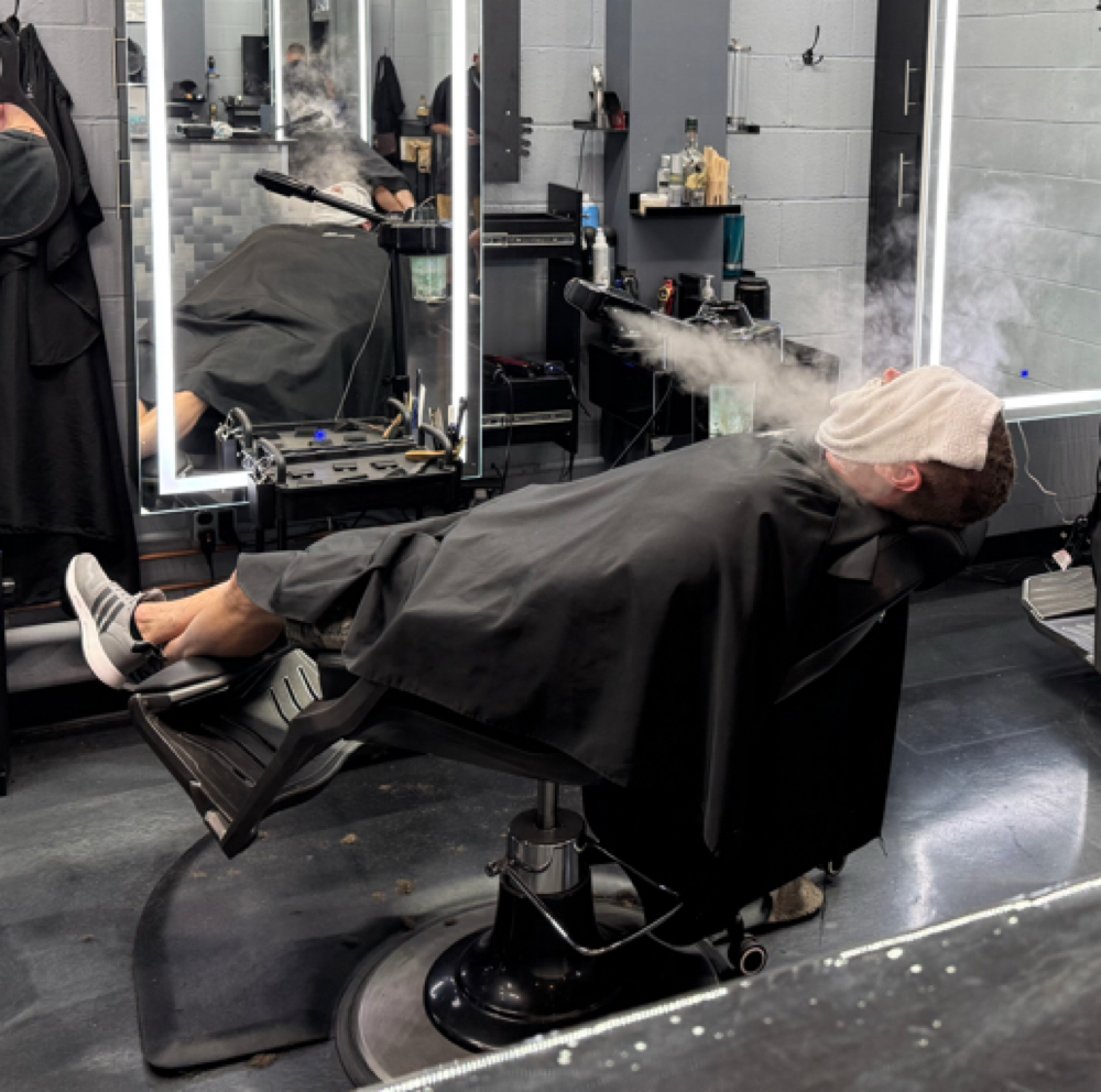 Full Face Shave & Steam Facial at Bourbon Barbers Dayton in Dayton, OH