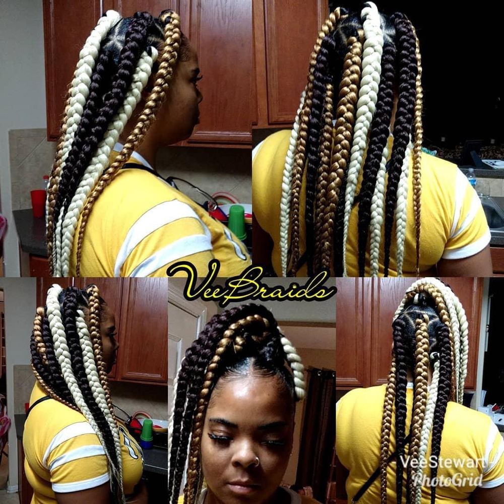 Jumbo Box Braids (Lower Back Length
