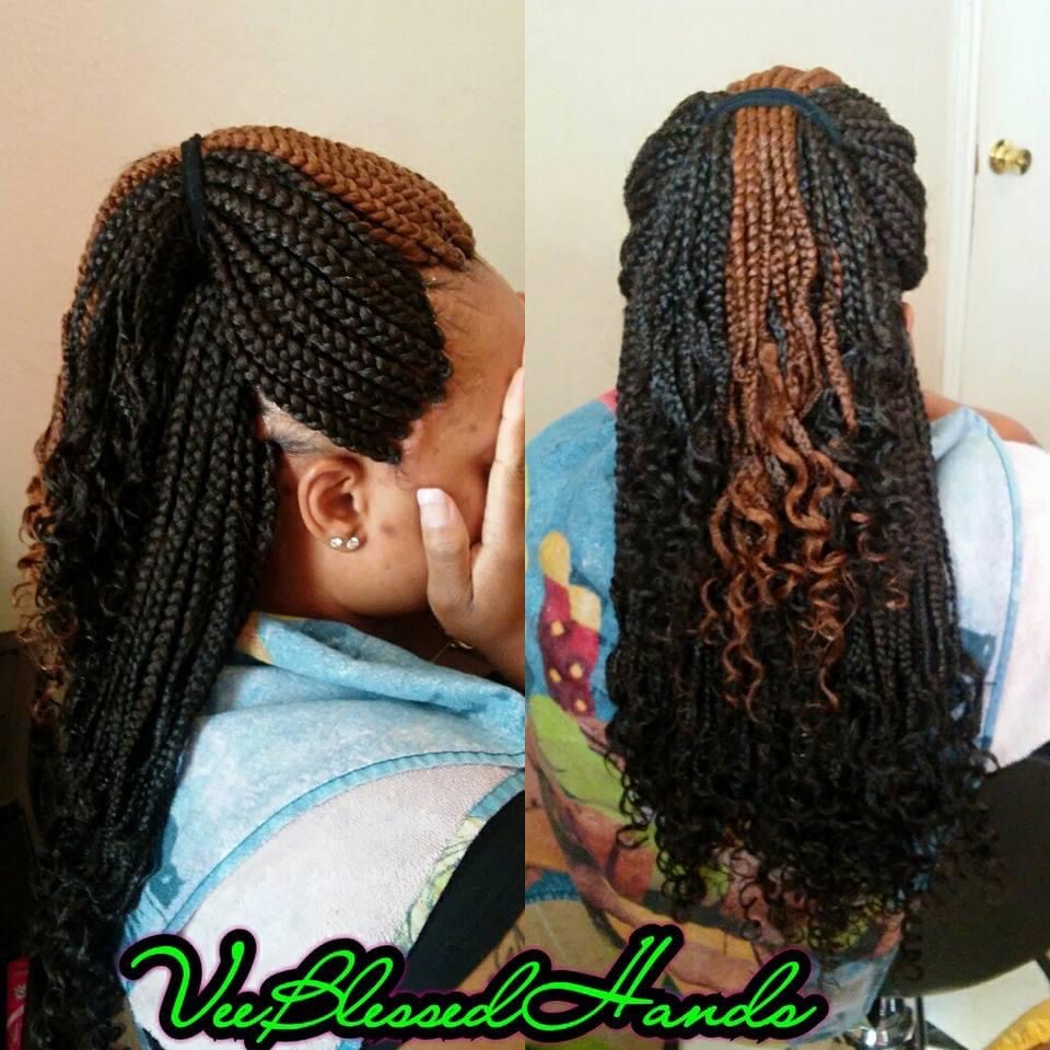 Small Box Braids (Waist Length)