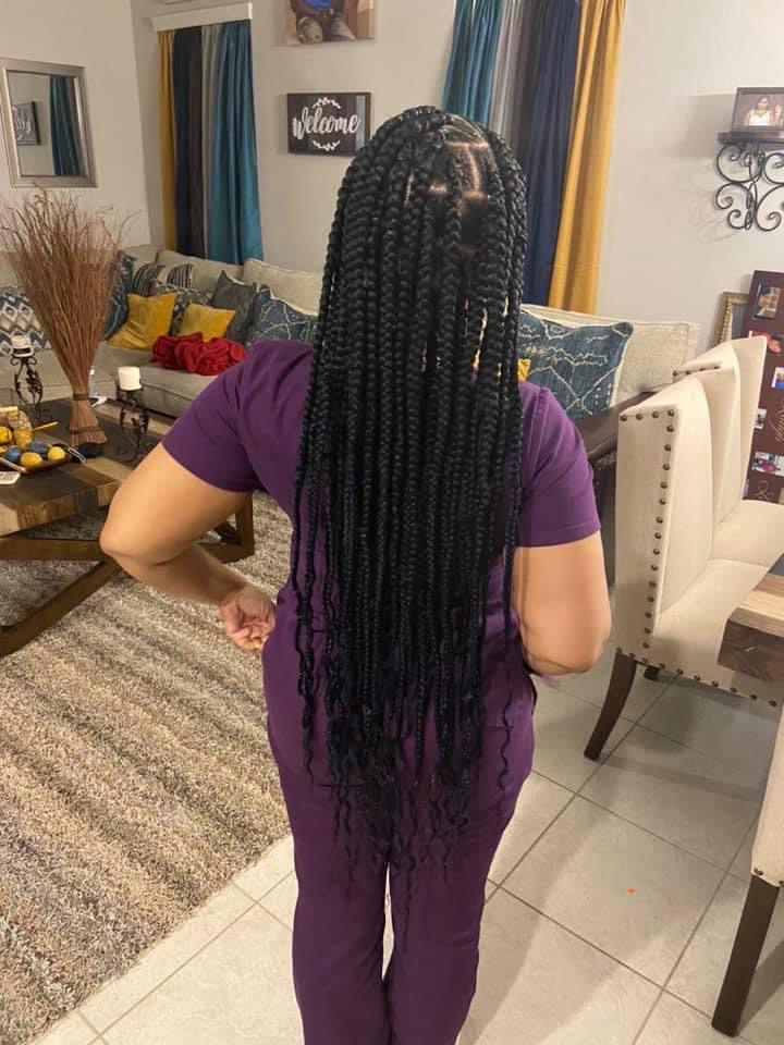Large Knotless (Waist Length)