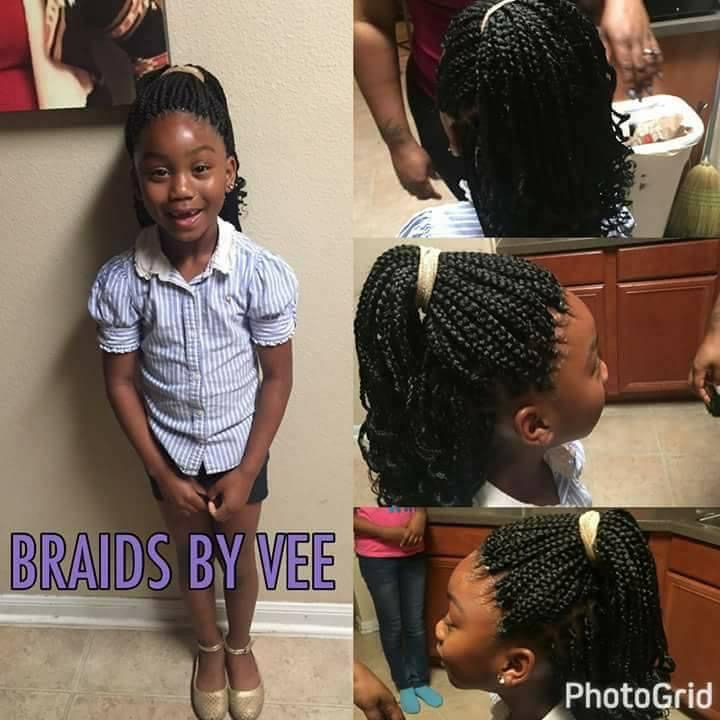 Kids Small Box Braids (2yrs-6yrs)