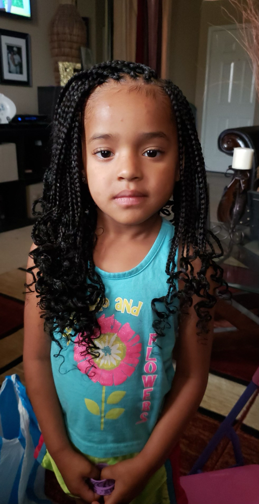 Kids Med Box Braids (2yr-6yrs)