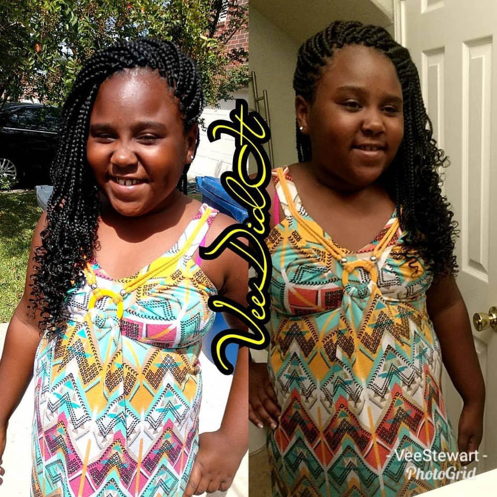 Kids Med Box Braids (7yr-11yr)
