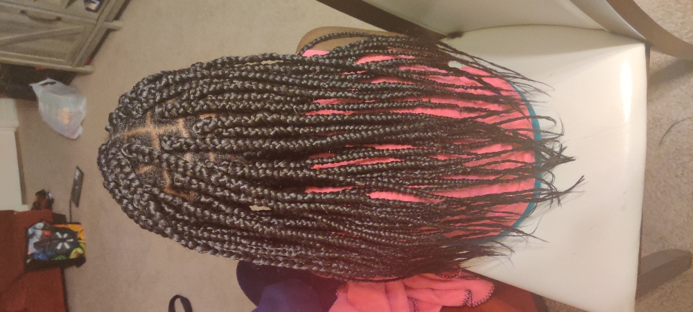 Mid Back Box Braids