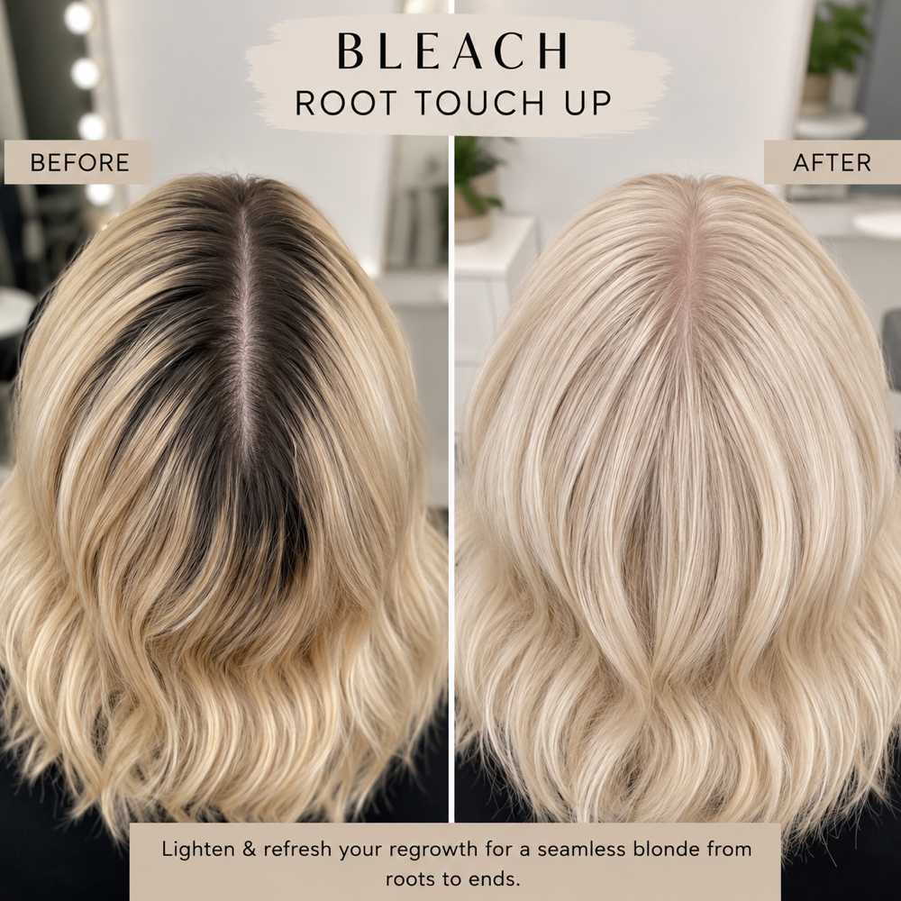 Bleach Root Touch Up at Sorella Studio in Fremont, CA