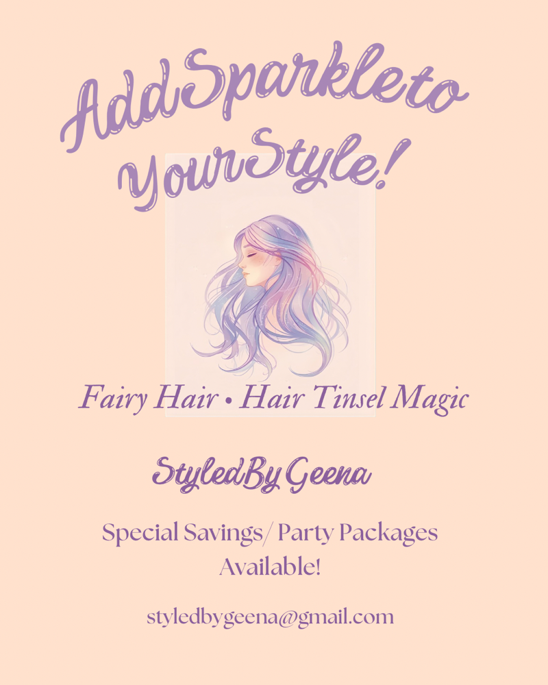 FAIRY/ HAIR TINSEL at STYLED BY GEENA in Caldwell, NJ